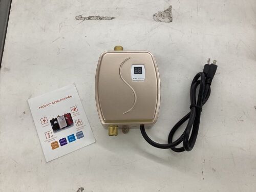 Mini Electric Tankless Under Sink Water Heater 110V 3000W - Lot 637