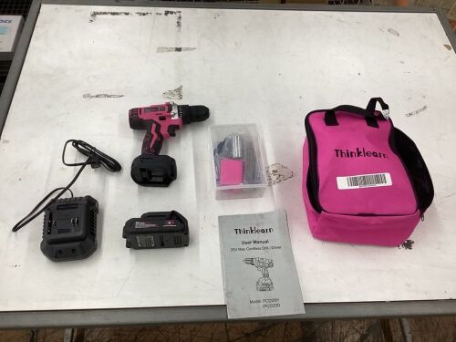 20V Max Cordless Drill/Driver - Damaged Battery  - Lot 610