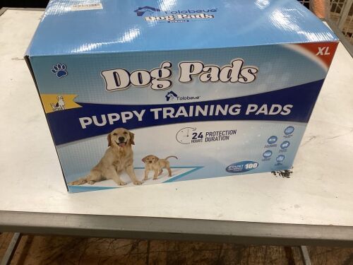 Tolobeve Dog Training Pads, XL, 26 in x 30 in, 100 Count - Lot 675