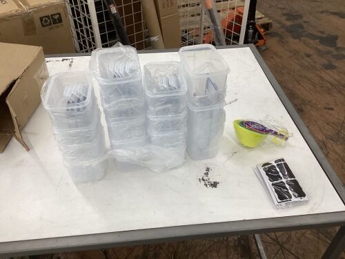 Air-Tight Food Storage Containers, 20pc  - Lot 611