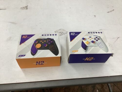 Lot of (2) Wireless Xbox Controllers  - Lot 603