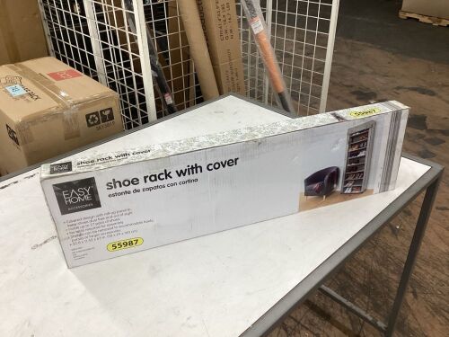 Shoe Rack with Cover - Lot 483