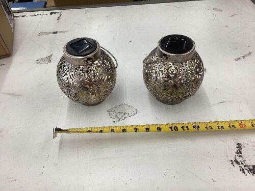 Lot of (2) Garden Solar Lights  - Lot 481