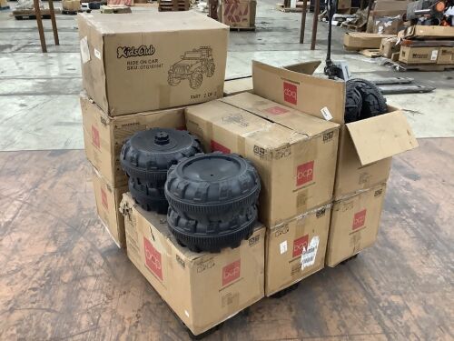 Pallet of Ride-On Wheels - No Axles  - Lot 309
