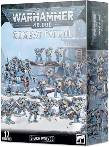 Games Workshop Warhammer 40,000 Combat Patrol: Space Wolves Miniatures  - Lot 212