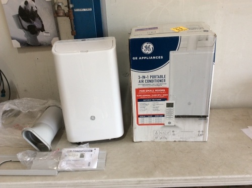 GE 3-in-1 Portable Air Conditioner, Fan, Dehumidifier with Remote - Lot 42