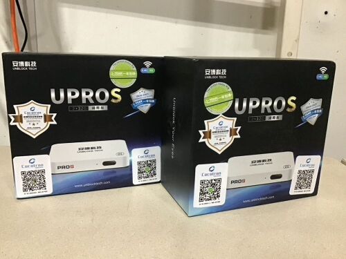 Lot of (2) Unblock Tech PROS I9 Smart TV Boxes  - Lot 407