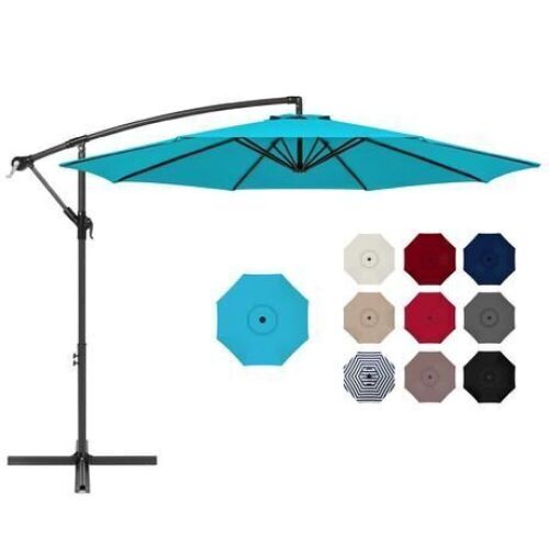 10ft Offset Hanging Patio Umbrella - Lot 699