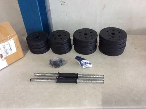 Adjustable Dumbbell Weight Set - Lot 1330