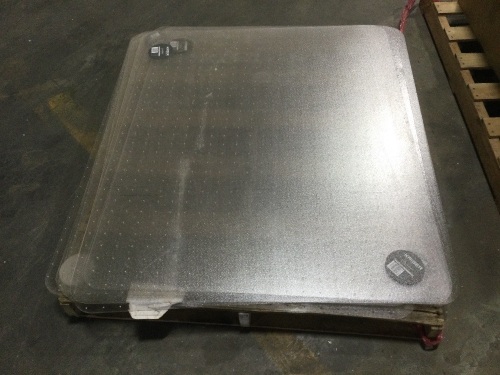 Lot of (10) Kaiser Plastic Chairmats, 40" x 48"  - Lot 672