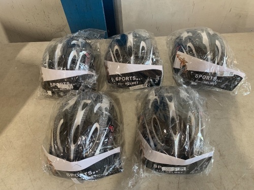 Lot of (5) New Children's Helmet and Pad Sets - Lot 917