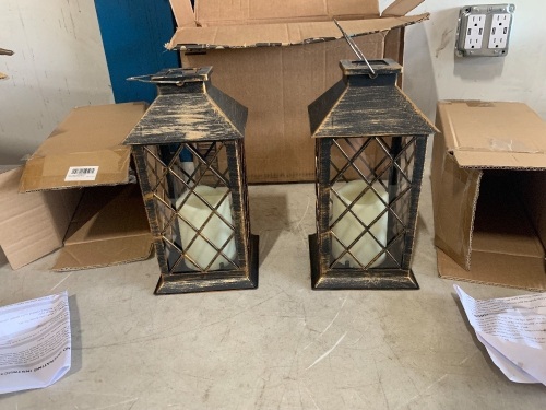 LED Solar Lantern 2-Pack - Lot 937