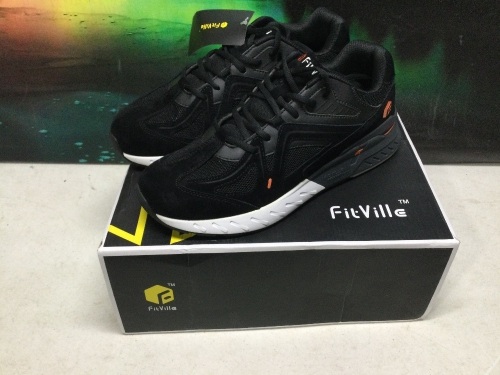 FitVille Men's Walking Shoes with Wide Toe Box, Arch Support - Lot 340