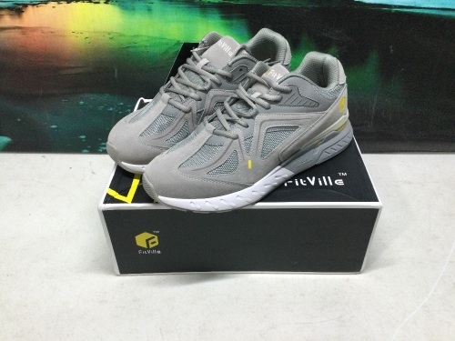 FitVille Men's Walking Shoes with Wide Toe Box, Arch Support, 11W - Lot 568