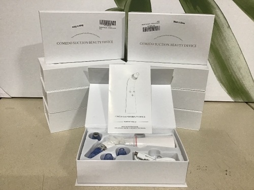 Lot of (9) Comedo Pore Vacuum Electric Blackhead Removers - Lot 758