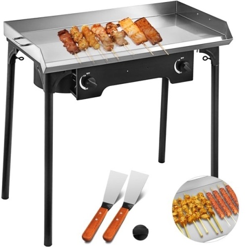 StarCook Gas Double Burner Stove Flat Top Griddle 32x17 inch - Lot 94