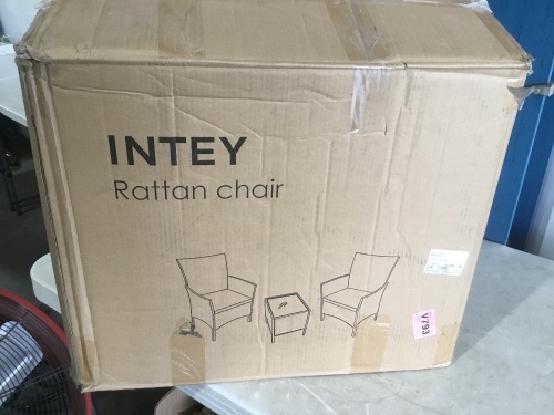 Intey Rattan Patio Chair Set - Lot 355