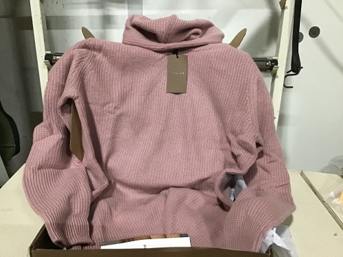 Gentle Herd 100% Hooded Cashmere Sweater, Small - Lot 132