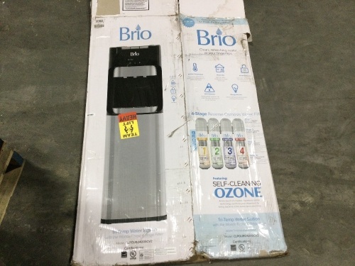 Brio Commercial Grade Bottleless Ultra Safe Reverse Osmosis Drinking Water Filter Water Cooler Dispenser - Lot 310