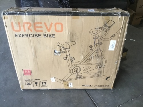 UREVO Indoor Stationary Exercise Bike - Lot 773