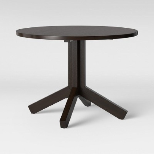 42" Newfield Round Farmhouse Dining Table Reclaimed Oak Brown - Threshold - Lot 375