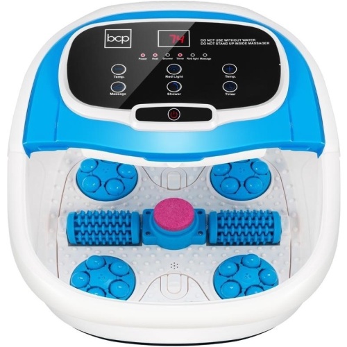 Automatic Heated Shiatsu Massage Foot Bath Spa w/ Pumice Stone  - Lot 1405