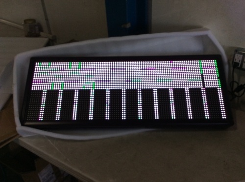 LED Scrolling Sign 40 x 15 Inch Full Color Programable For Advertising  - Lot 98