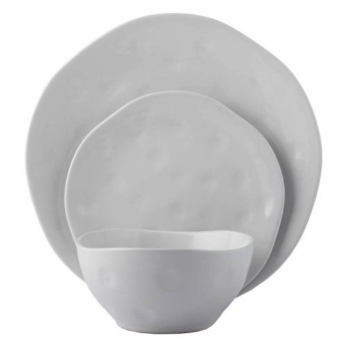White Melange 18 Piece Dinnerware Set, Service for 6 - Lot 681