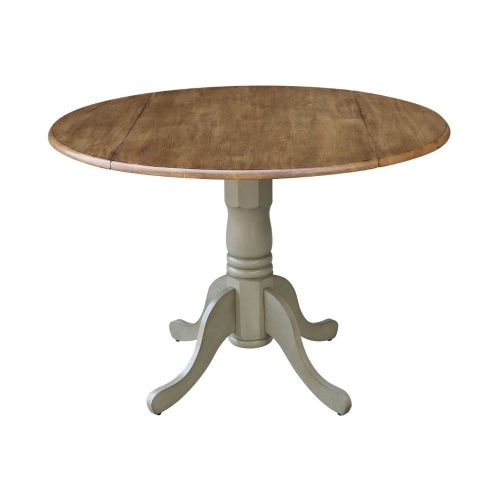 42" Mason Round Dual Drop Leaf Dining Table - Lot 648
