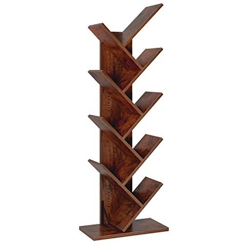 Homfa 9 Shelf Tree Bookshelf  - Lot 948