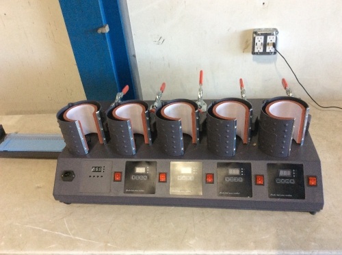 VEVOR 5 in 1 Mug Heat Press 1500W - Needs Power Cord  - Lot 65