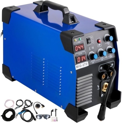 VEVOR MIG Welder 270 Amp MIG TIG Arc Welder 3 in 1 Machine 110V 220V - Lot 68