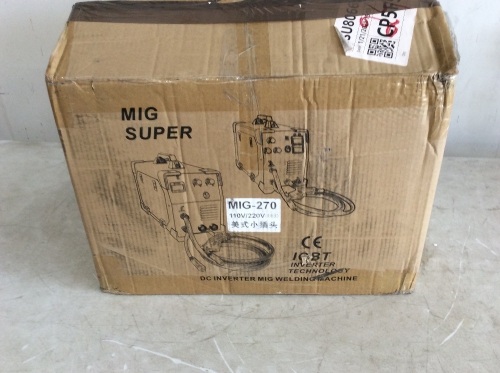 VEVOR MIG Welder 270 Amp MIG TIG Arc Welder 3 in 1 Machine 110V 220V - Lot 108