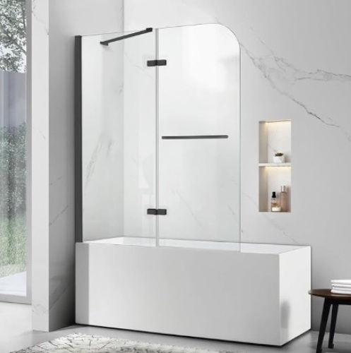 Frameless folding shower door - Lot 110
