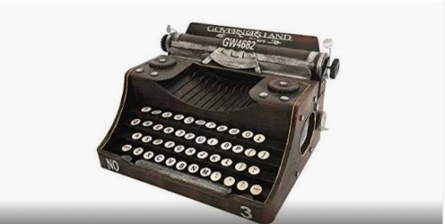Retro Vintage Typewriter Model,handmade Props Model Retro Decoration,home Decoration Ornaments - Lot 228