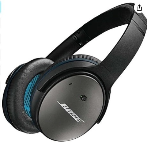 Bose QuietComfort 25 Acoustic Noise Cancelling Headphones - Black (Wired 3.5mm) - Lot 237
