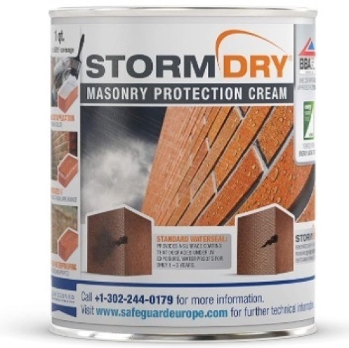 Brick Sealer - Clear Brick, Stone, Concrete & Masonry Waterproofer - 25-Year Certified Waterproofing Protection Against Penetrating Damp 11/2 gallon - Lot 279