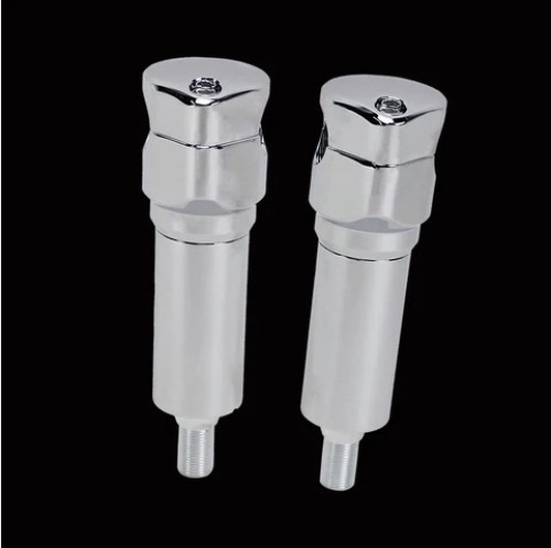 POWERJAMES5.0 " Tall Handlebar Risers Kit for Harley Davidson Springer Models with 1.25 Inch Clamping Area - Lot 241