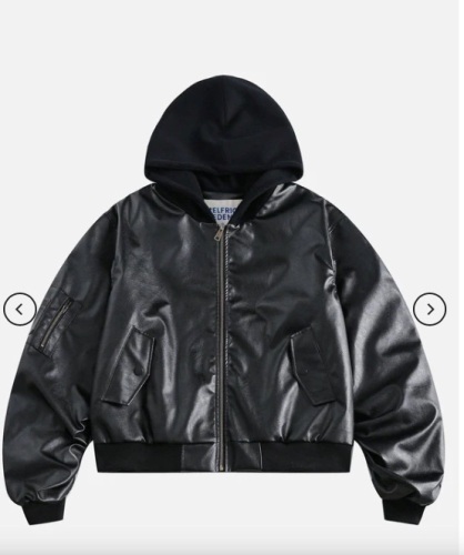 Aelfric Eden Solid Hooded Bomber Jacket size medium - Lot 243