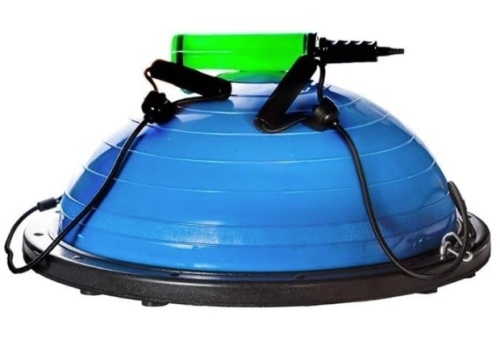 Balance ball with exercise bands - Lot 375