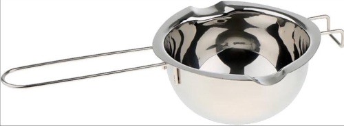 Stainless Steel chocolate pot melting milk bowl - Lot 383