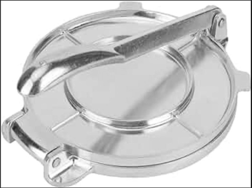 Tortilla Press, 8" aluminum alloy baking accessory - Lot 385
