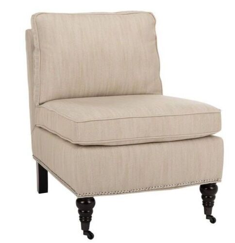 Safavieh Randy Off-White Slipper Chair  - Lot 33