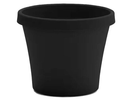 Lot of (2) Bloem Terra 20 in. Black Plastic Planter  - Lot 129