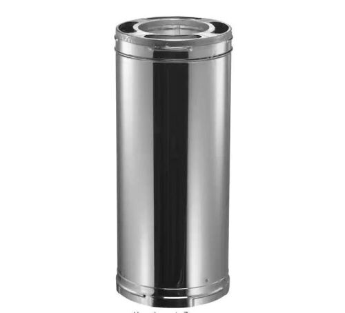 DuraVent 6 in. Dia x 36 in. Triple-Wall Galvanized Chimney Stove Pipe  - Lot 433