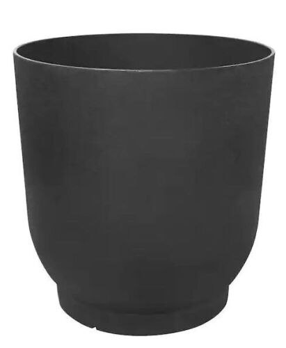 Lot of (3) Tierra Verde 20 in. x 21 in. Slate Rubber Florencia Floor Planters with Water Reservoir  - Lot 483