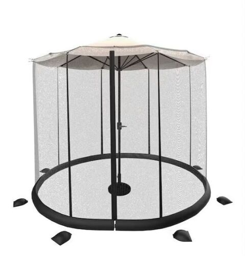 Pure Garden 9 ft. Patio Umbrella Mosquito/Bug Net for Umbrella  - Lot 184