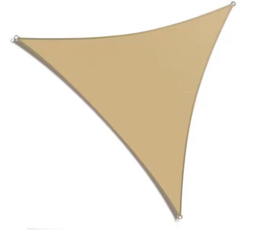 8 ft. x 8 ft. x 8 ft. Sand Beige Triangle Sail  - Lot 419