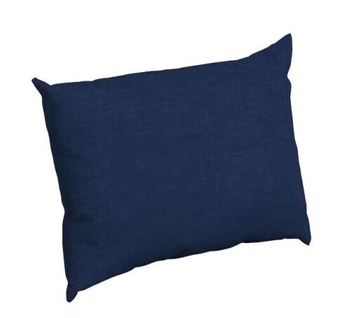 Lot of (4) Arden Selections Sapphire Blue Leala Rectangle Outdoor Throw Pillow  - Lot 295
