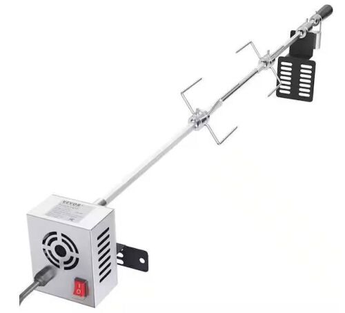 Universal Grill Rotisserie Kit w/110-Volt 9 W Motor  - Lot 305